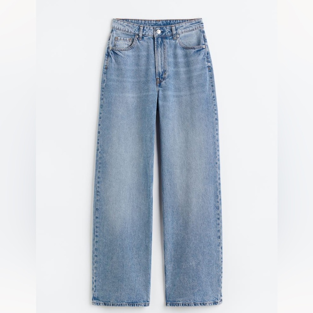 H&M High Rise Wide Jean 12